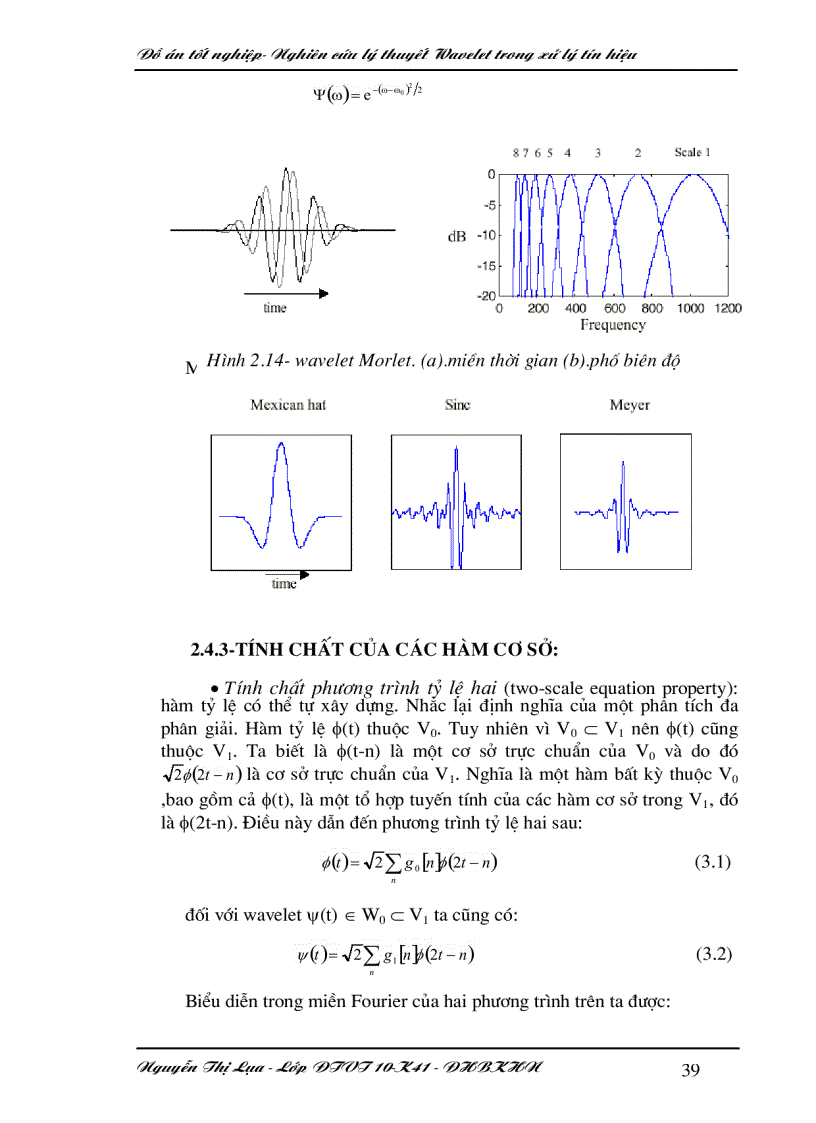 image for page Nghiên cứu lý thuyết wavelet trong xử lý tín hiệu