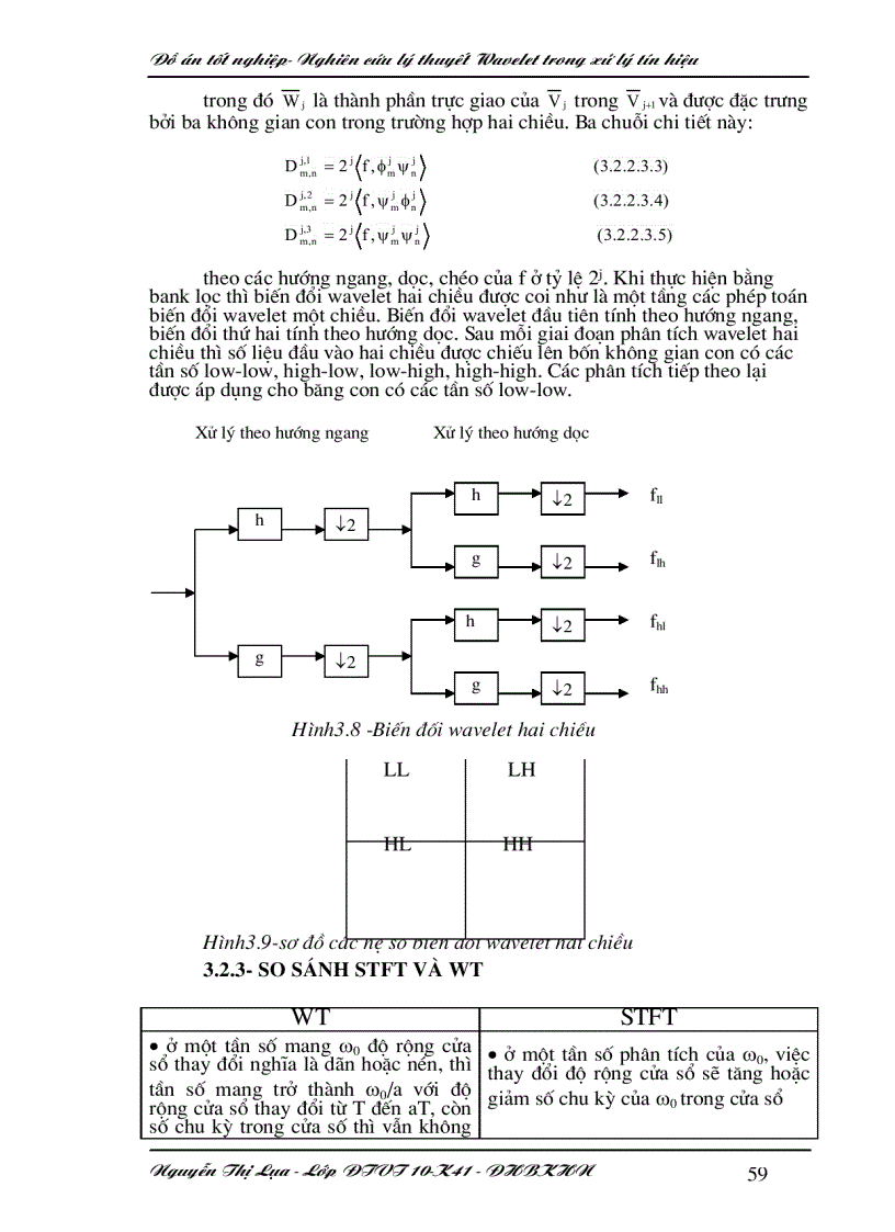 image for page Nghiên cứu lý thuyết wavelet trong xử lý tín hiệu