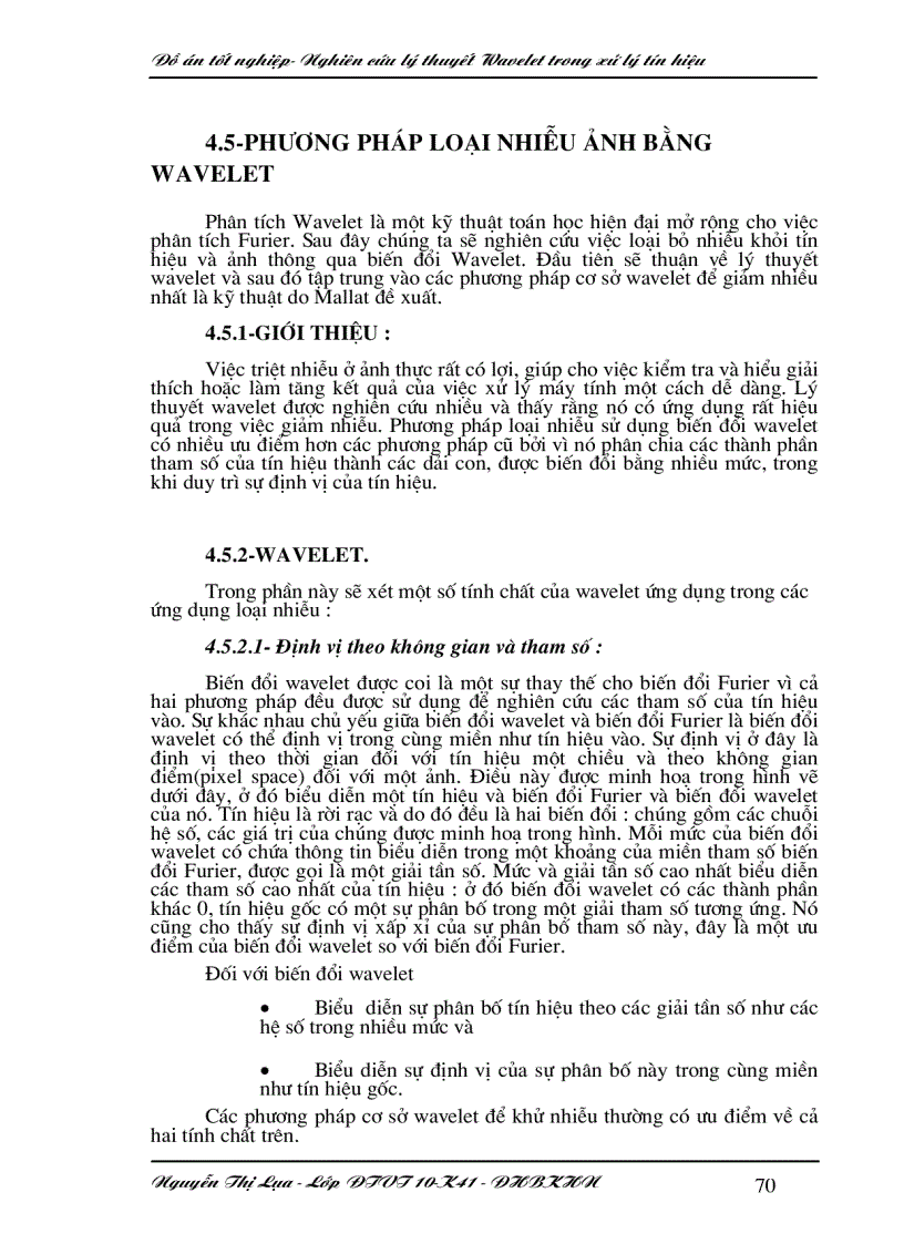 image for page Nghiên cứu lý thuyết wavelet trong xử lý tín hiệu