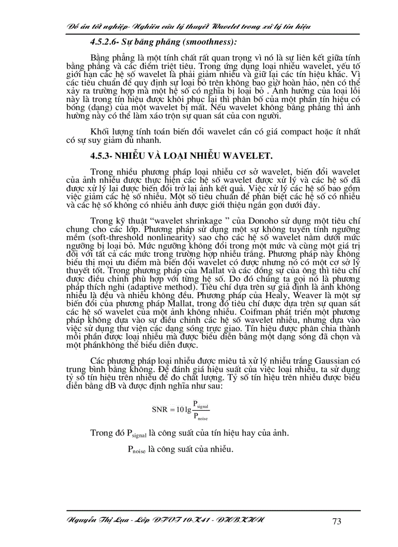 image for page Nghiên cứu lý thuyết wavelet trong xử lý tín hiệu