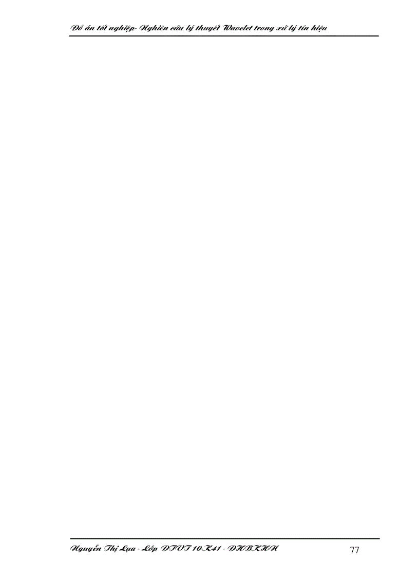 image for page Nghiên cứu lý thuyết wavelet trong xử lý tín hiệu