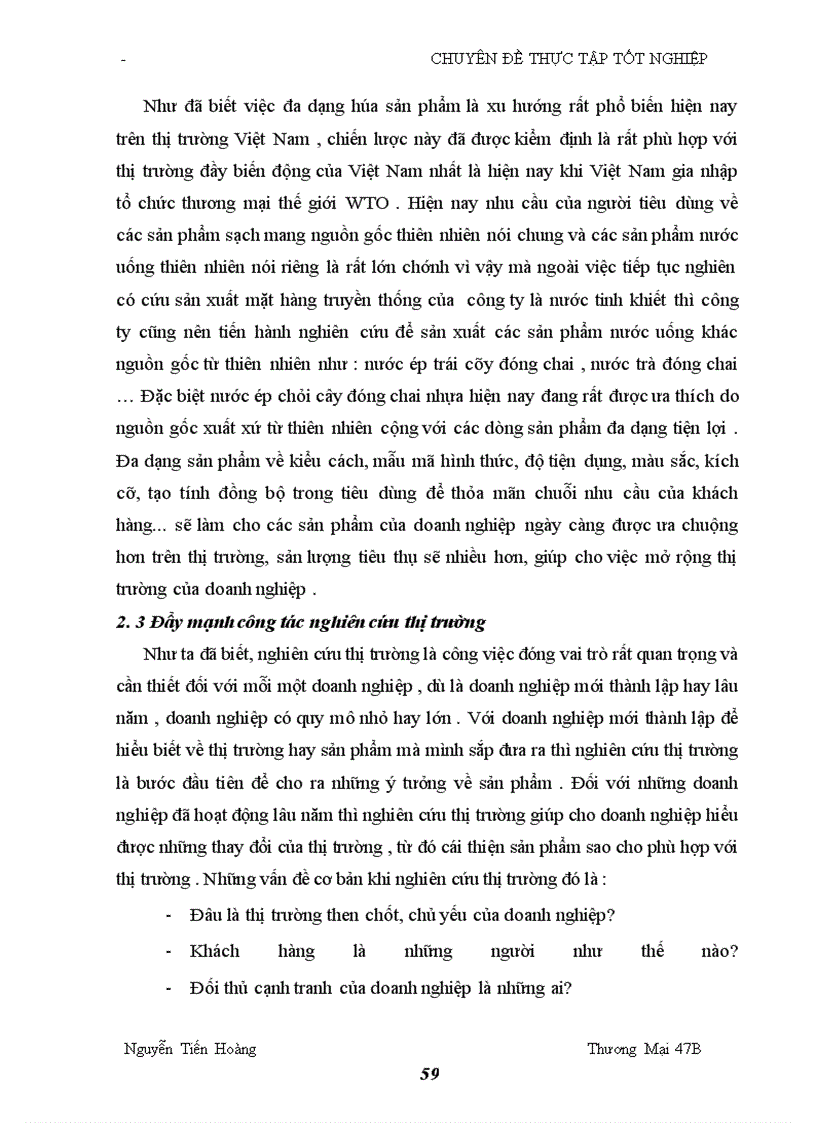 image for page Mở rộng thị trường tiêu thụ của công ty TNHH thế giới nước