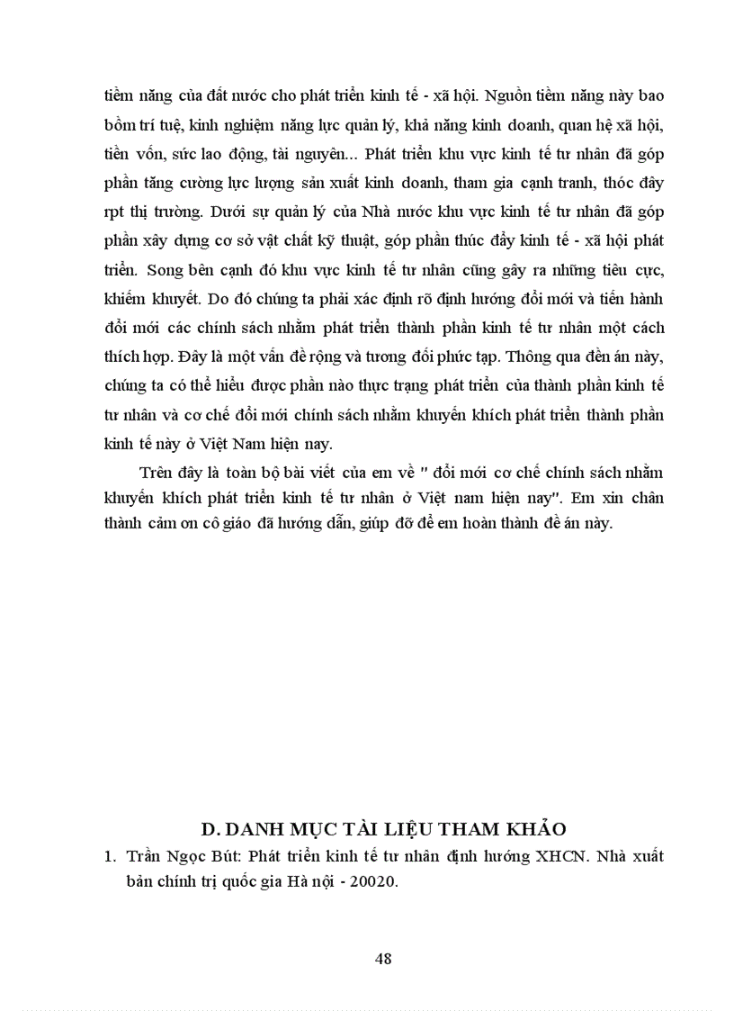 image for page Đổi mới cơ chế chính sách nhằm khuyến khích phát triển kinh tế tư nhân ở Việt Nam hiện nay