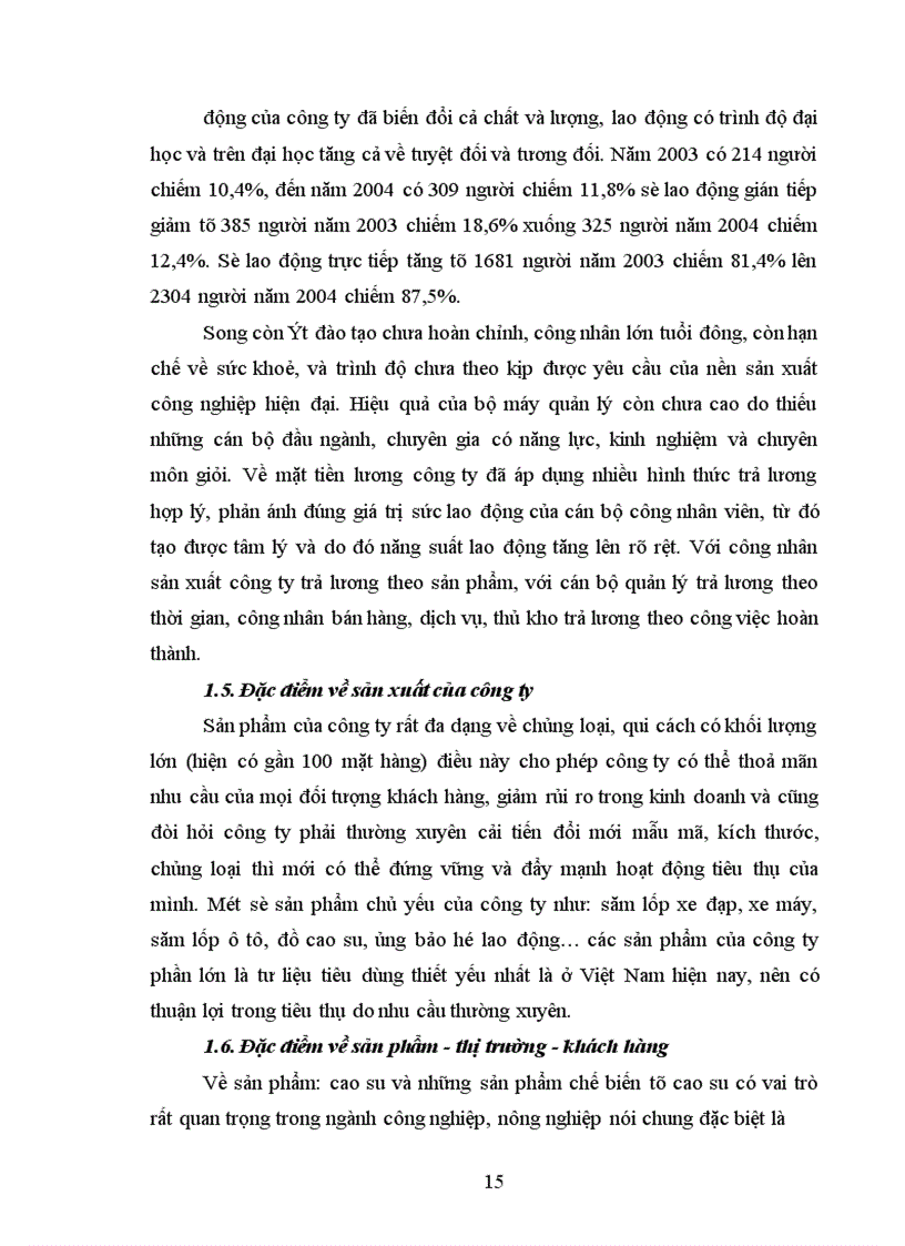 image for page Một số giải pháp nhằm nâng cao hiệu quả sản xuất kinh doanh của Công ty Cao su Sao vàng Hà Nội