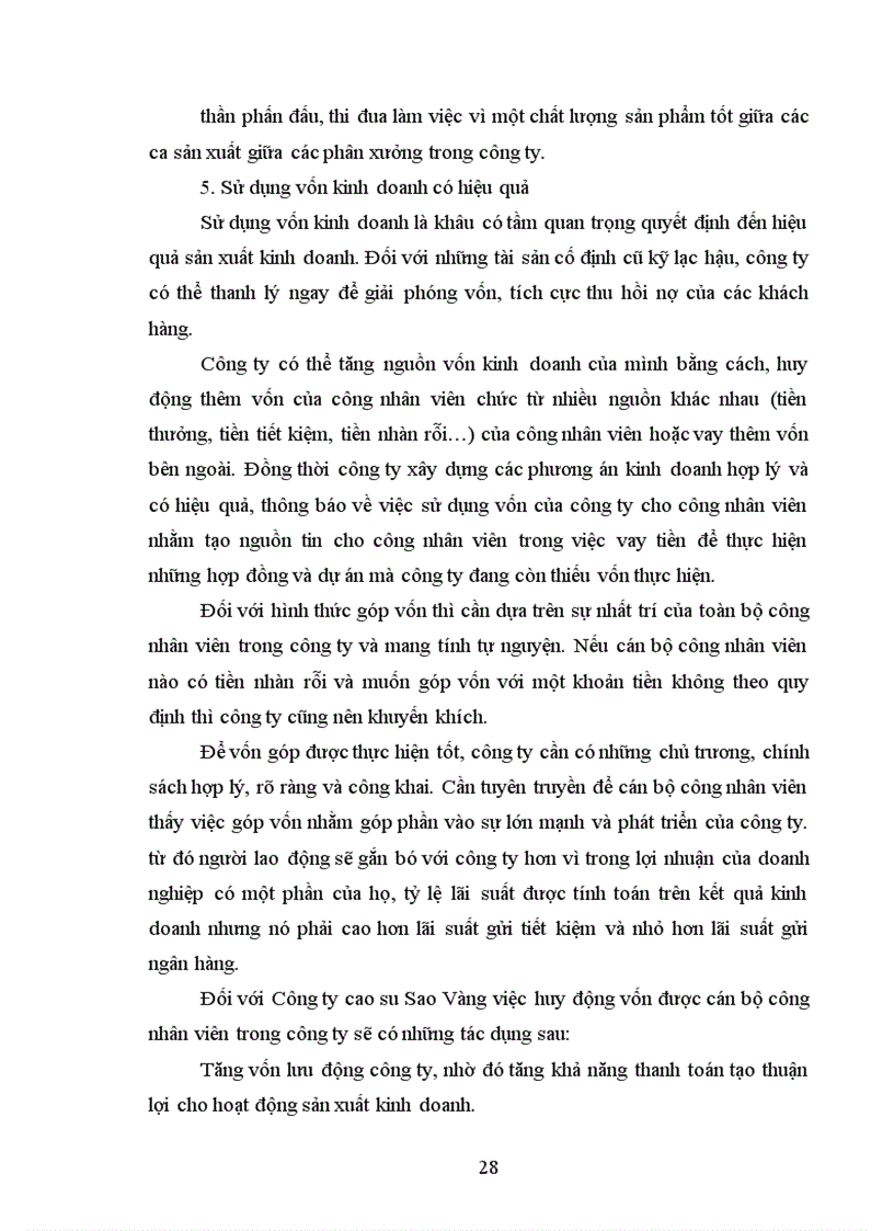 image for page Một số giải pháp nhằm nâng cao hiệu quả sản xuất kinh doanh của Công ty Cao su Sao vàng Hà Nội