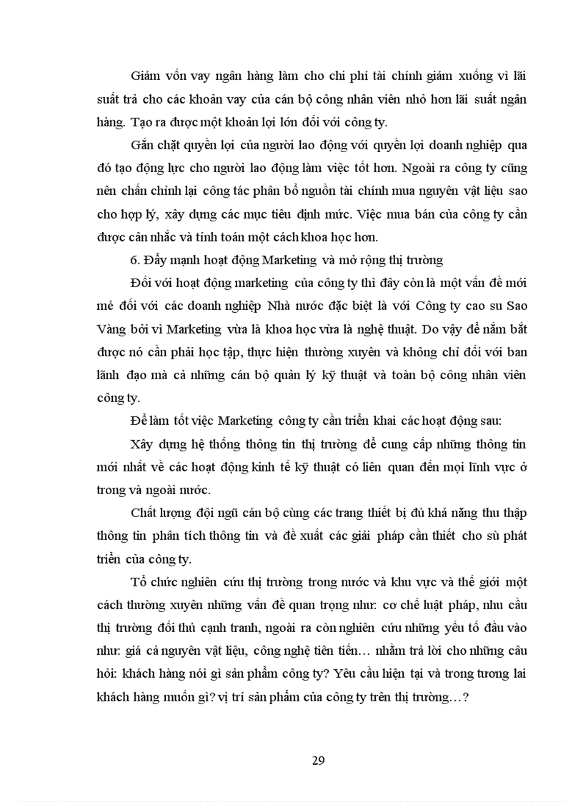 image for page Một số giải pháp nhằm nâng cao hiệu quả sản xuất kinh doanh của Công ty Cao su Sao vàng Hà Nội