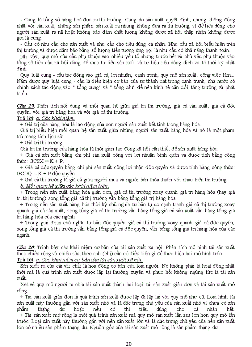 image for page Ngân hàng câu hỏi môn kinh tế chính trị