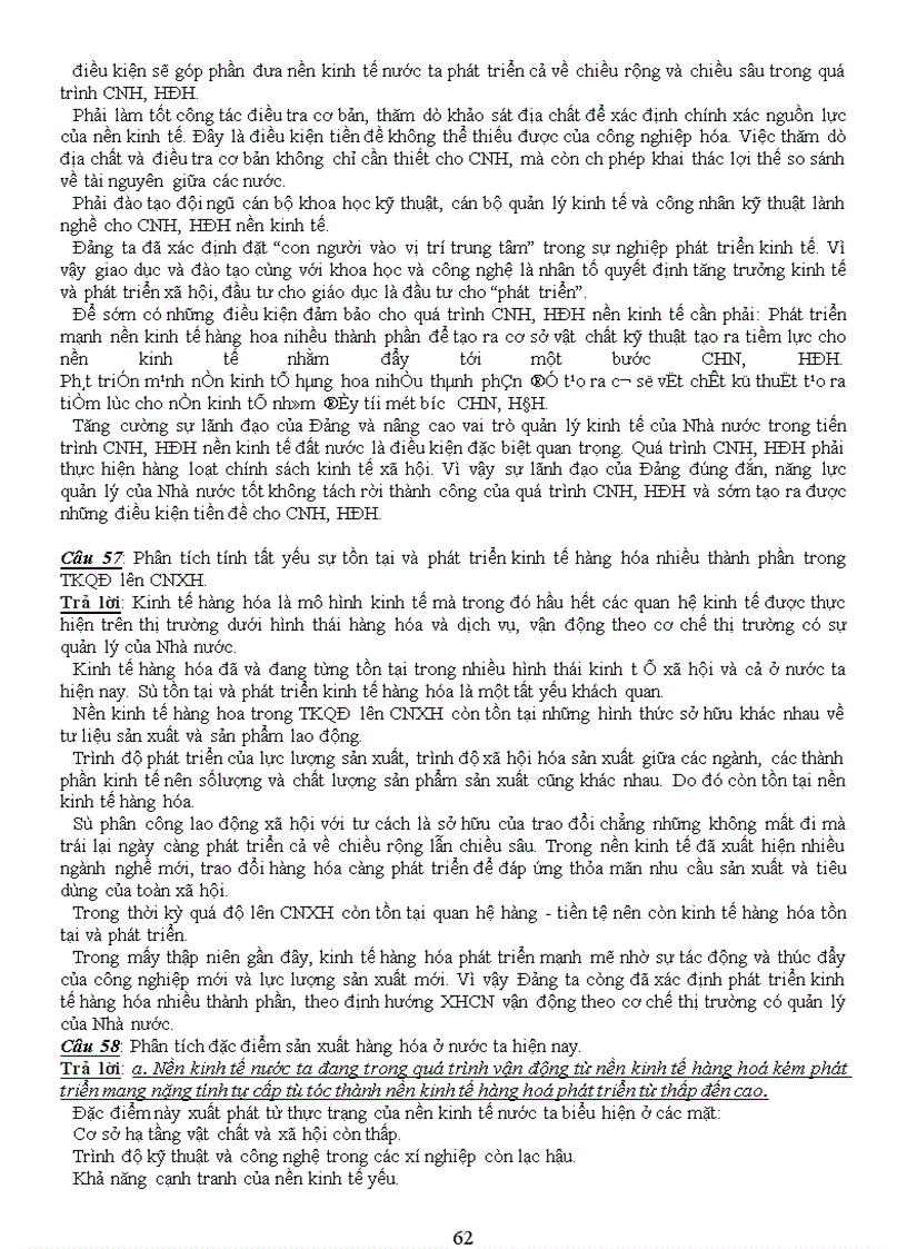 image for page Ngân hàng câu hỏi môn kinh tế chính trị