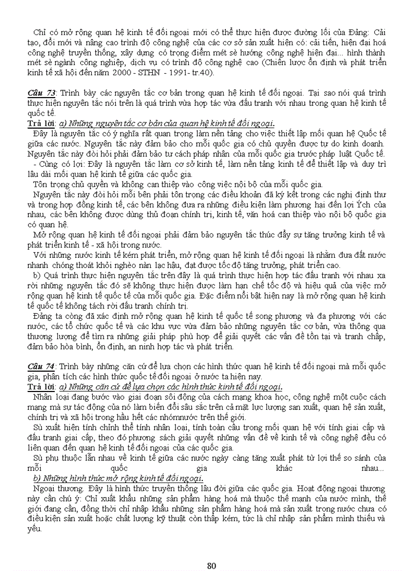 image for page Ngân hàng câu hỏi môn kinh tế chính trị