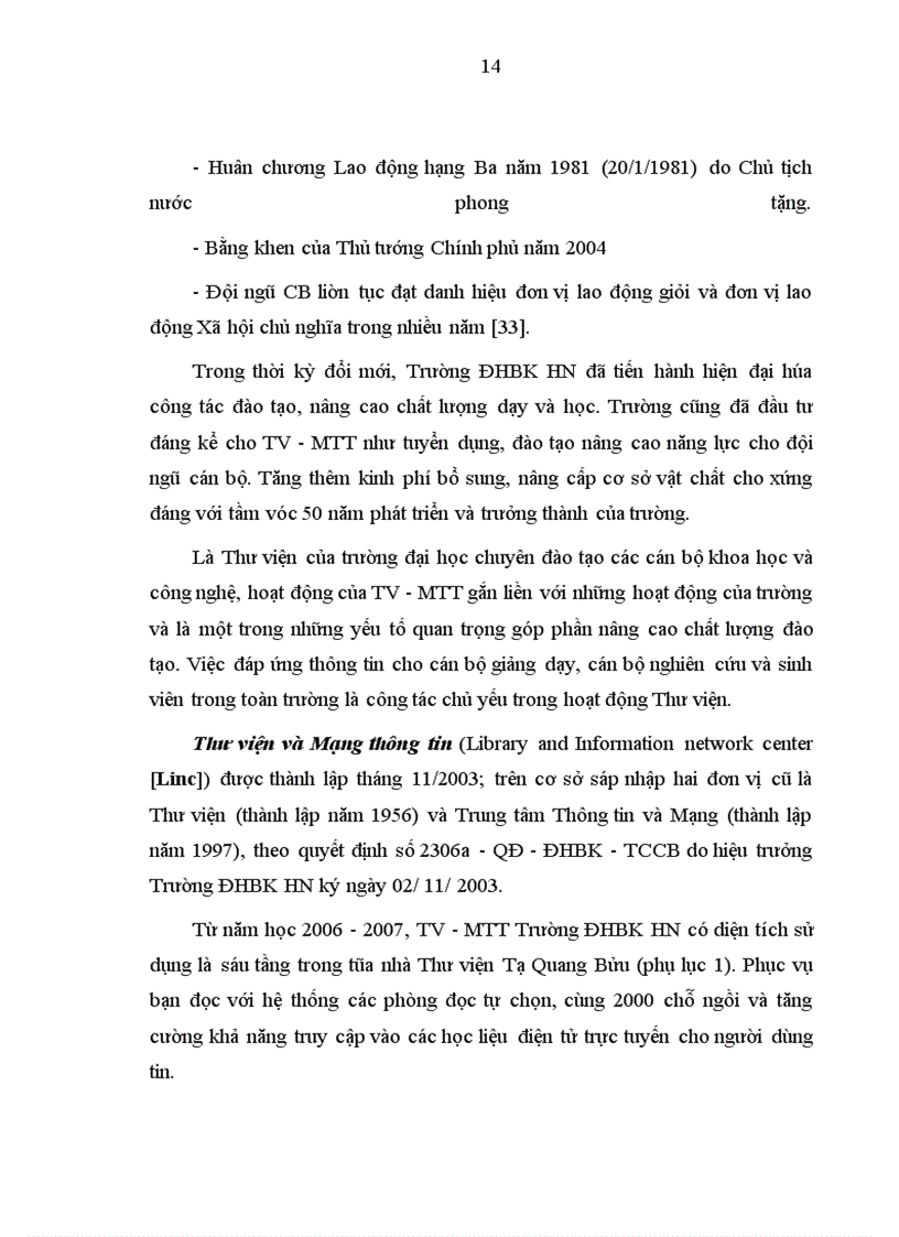 image for page Nghiên cứu hoàn thiện hoạt động quản lý nguồn nhân lực tại Thư viện và Mạng thông tin Trường Đại học Bách khoa Hà Nội