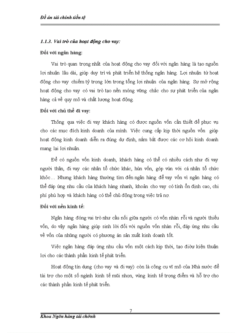 image for page Rủi ro cho vay trong hoạt động của Ngân hàng thương mại