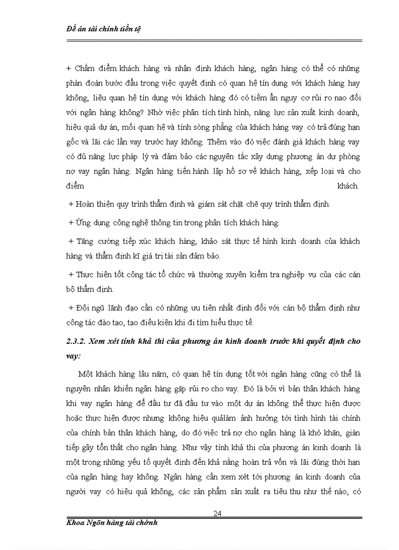 image for page Rủi ro cho vay trong hoạt động của Ngân hàng thương mại