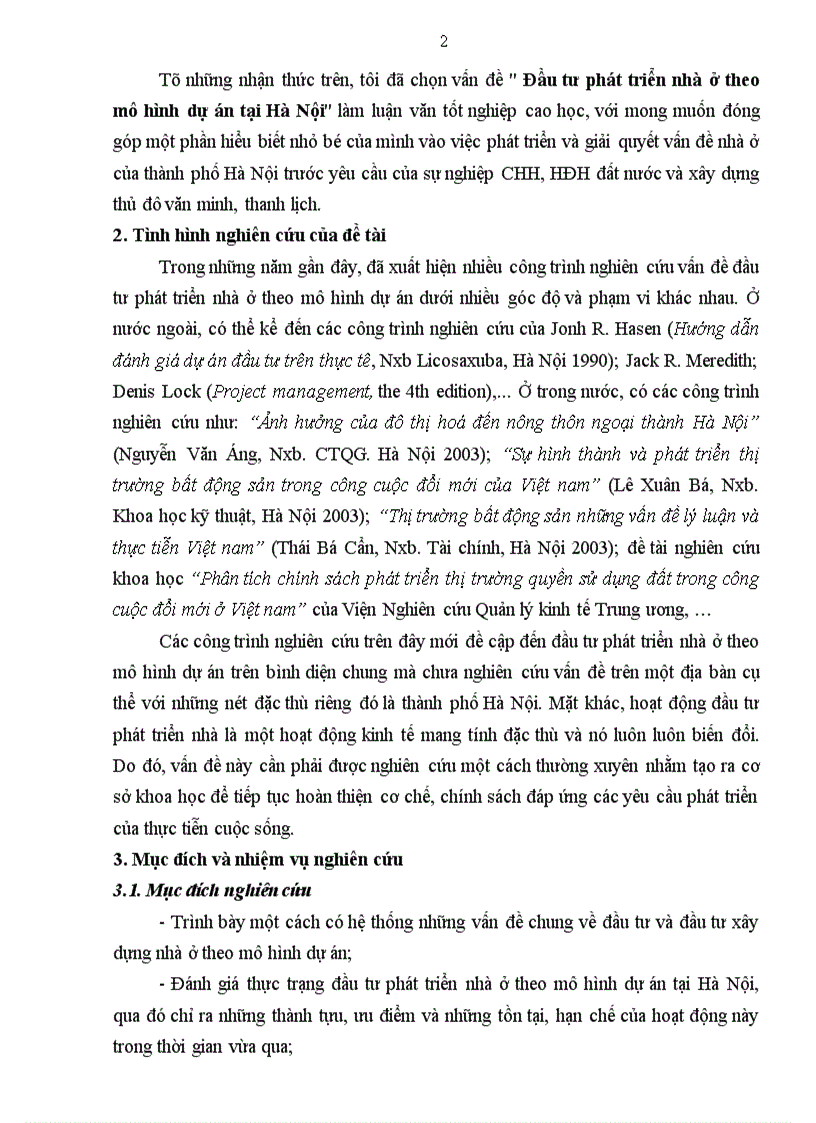 image for page Đầu tư phát triển nhà ở theo mô hình dự án tại Hà Nội