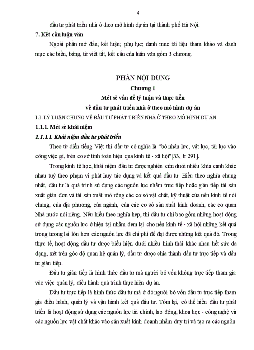 image for page Đầu tư phát triển nhà ở theo mô hình dự án tại Hà Nội