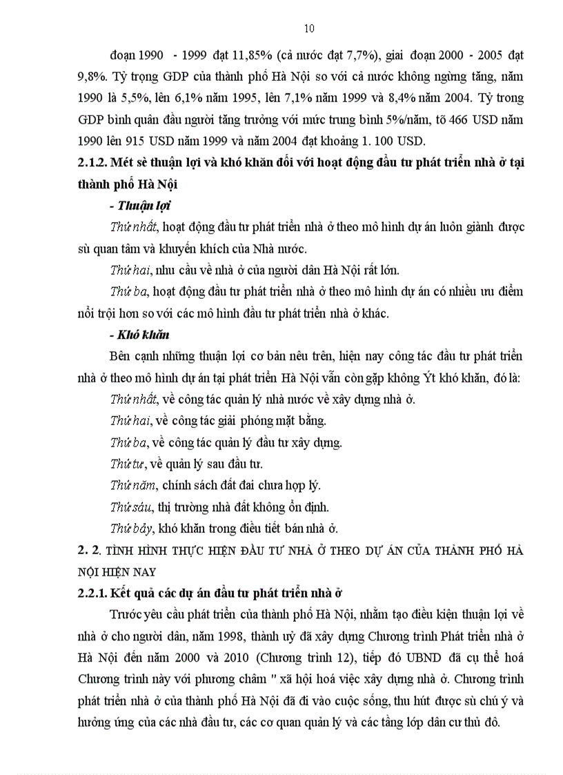 image for page Đầu tư phát triển nhà ở theo mô hình dự án tại Hà Nội