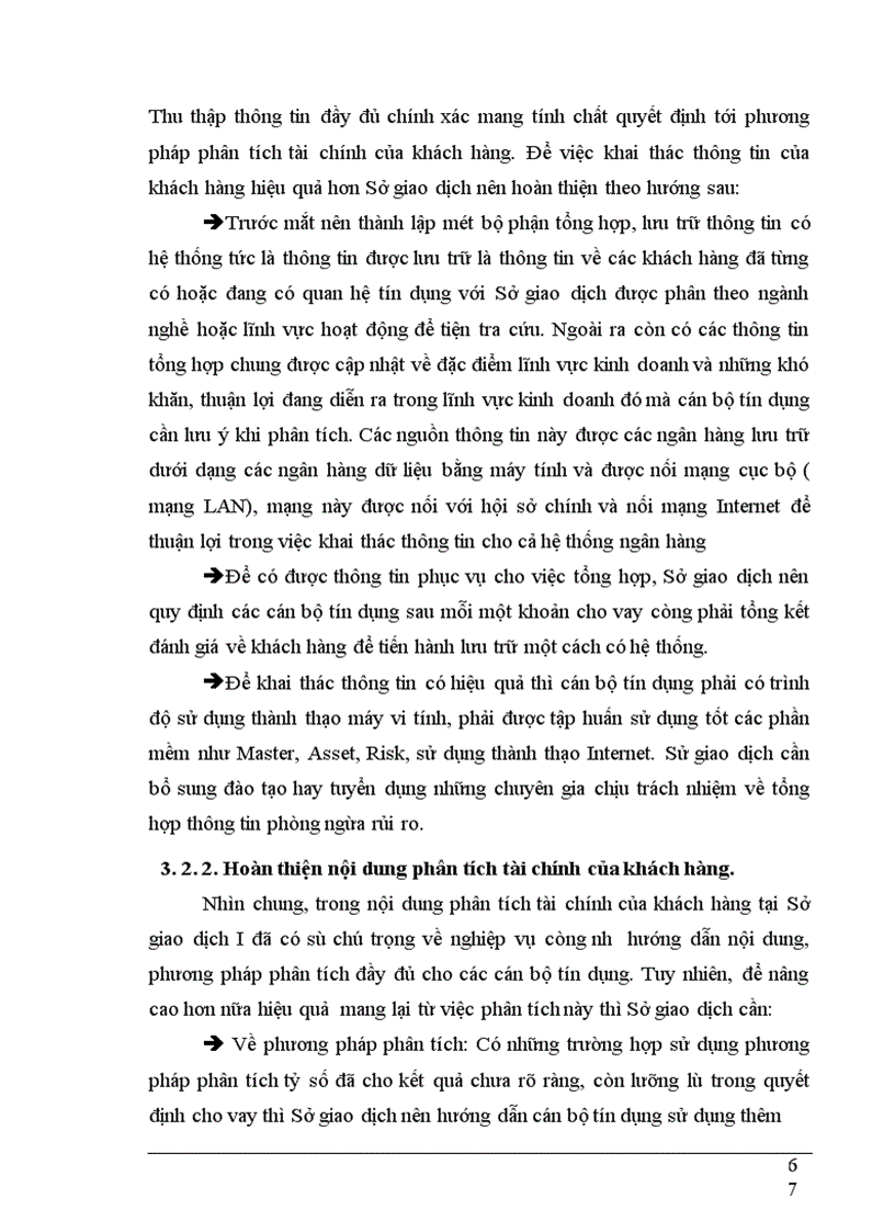 image for page Hoàn thiện phương pháp phân tích tài chính của khách hàng tại Sở giao dịch I- NHĐT&PT Việt Nam