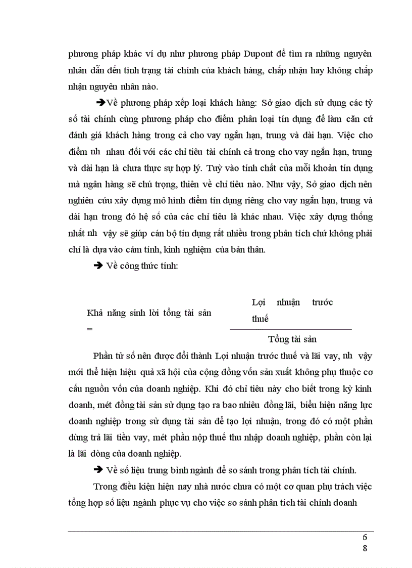 image for page Hoàn thiện phương pháp phân tích tài chính của khách hàng tại Sở giao dịch I- NHĐT&PT Việt Nam
