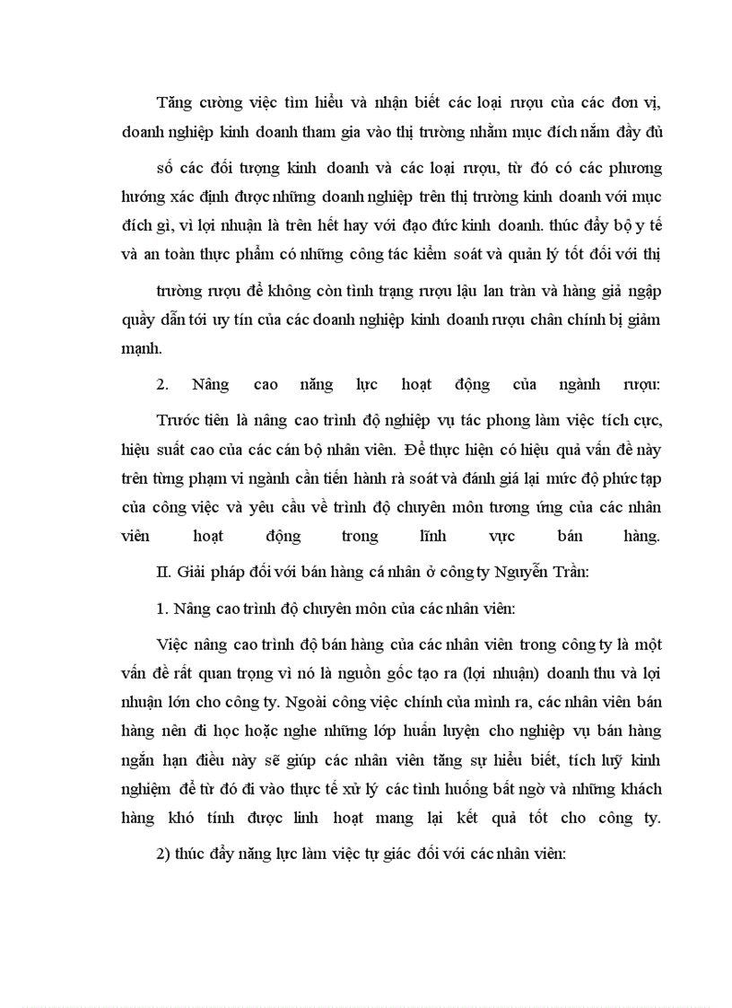 image for page Thúc đẩy hoạt động bán hàng cá nhân trong quá trình tiêu thụ sản phẩm ở công ty TNHH Nguyễn Trần