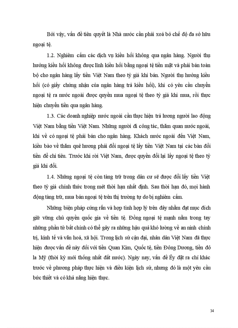 image for page Đánh giá thực trạng chính sách quản lý ngoại hối ở Việt Nam trong thời gian qua và những giải pháp kiến nghị