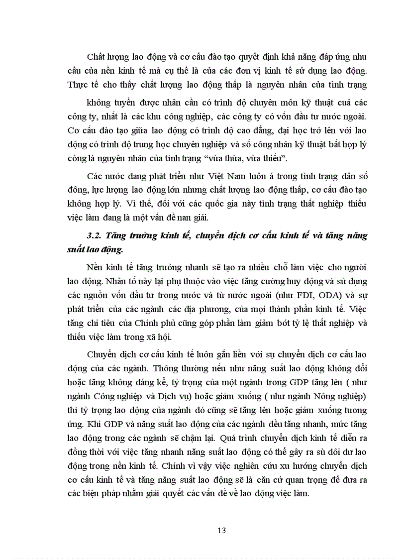 image for page Thực trạng lao động Thành phố Vinh Nghệ An và một số giải pháp giải quyết việc làm