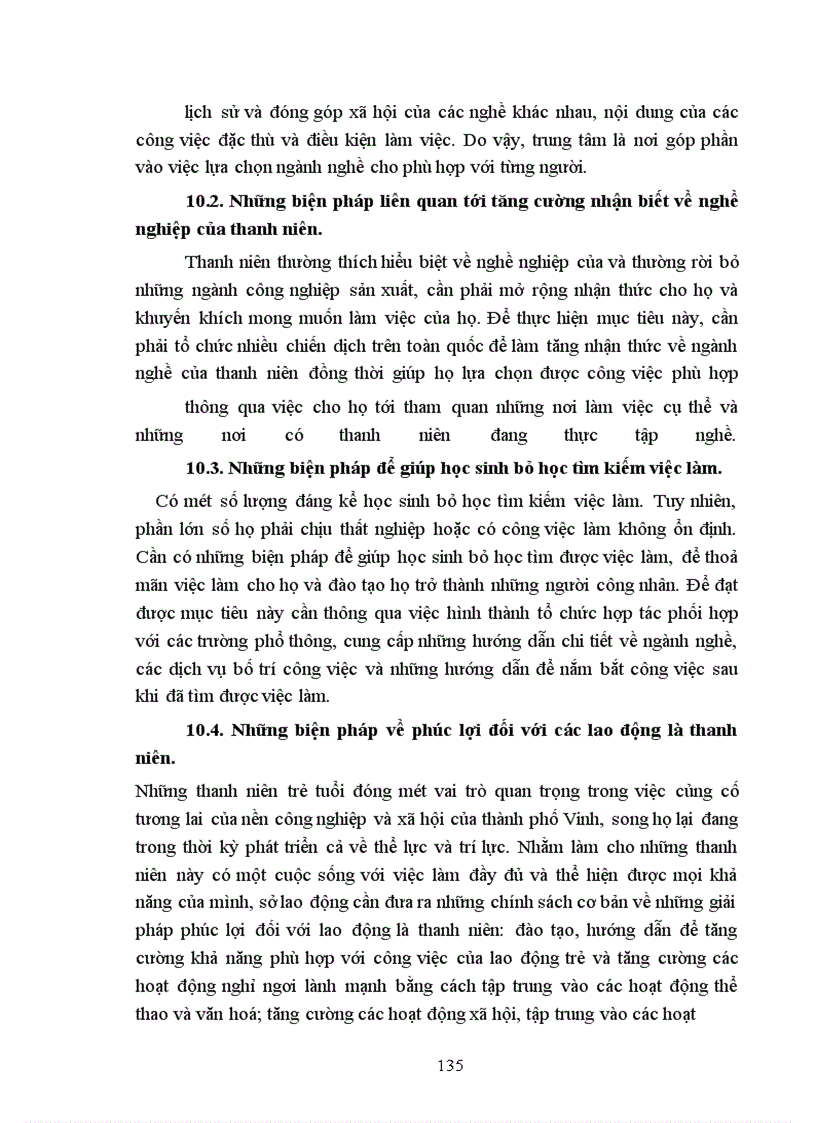 image for page Thực trạng lao động Thành phố Vinh Nghệ An và một số giải pháp giải quyết việc làm