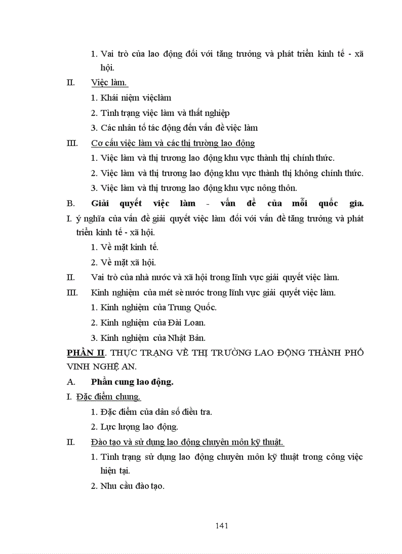 image for page Thực trạng lao động Thành phố Vinh Nghệ An và một số giải pháp giải quyết việc làm