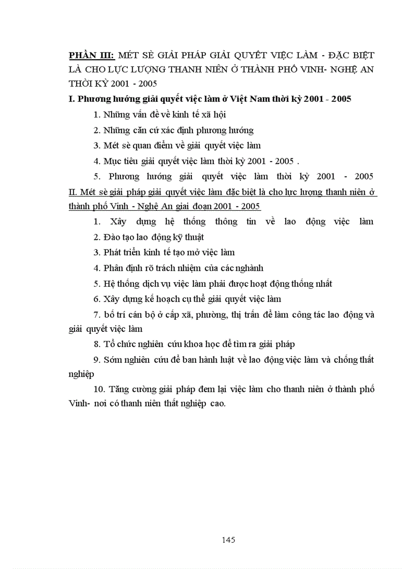 image for page Thực trạng lao động Thành phố Vinh Nghệ An và một số giải pháp giải quyết việc làm