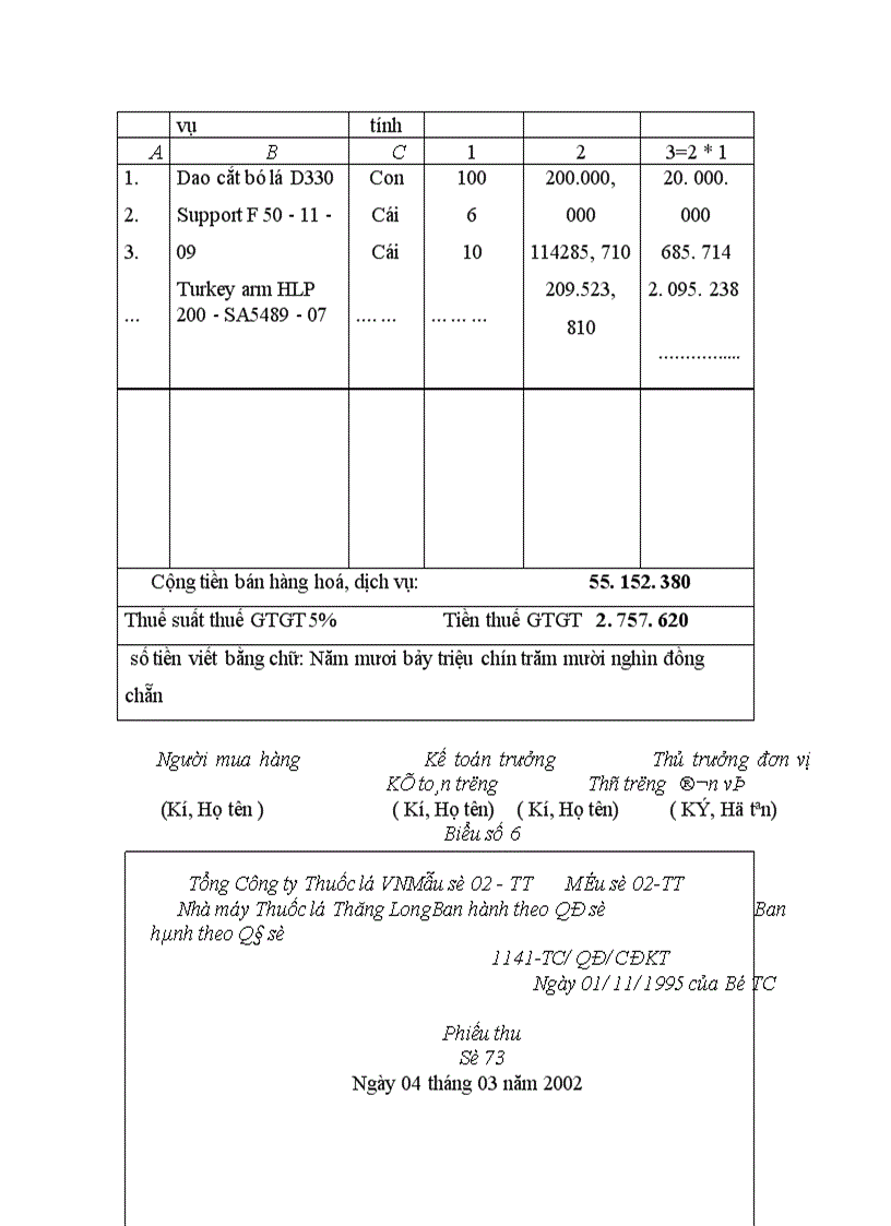 image for page Hoàn thiện kế toán tiêu thụ thành phẩm tại Nhà máy Thuốc lá Thăng Long