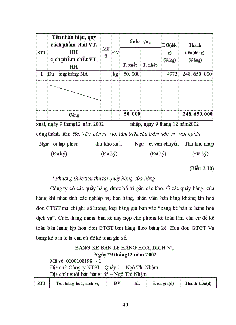 image for page Hoàn thiện công tác hạch toán tiêu thụ hàng hoá và xác định kết quả tiêu thụ hàng hoá tại công ty Nông thổ sản I- Bộ Thơương mại