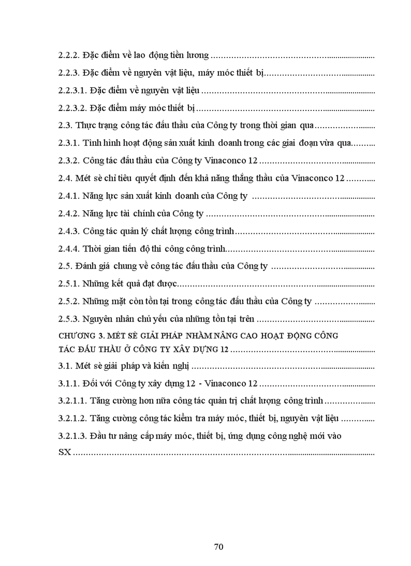 image for page Một số giải pháp nhằm nâng cao hiệu quả công tác đấu thầu ở Công ty Xây dựng 12