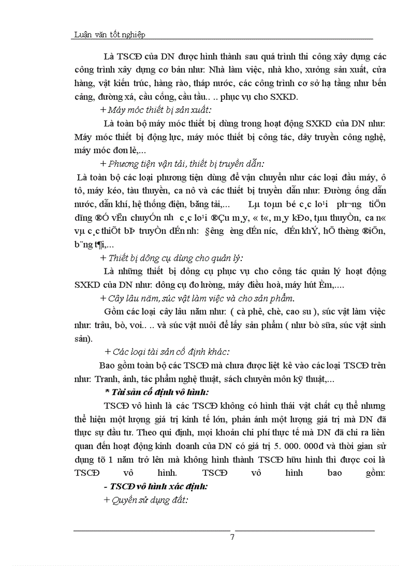 image for page Tổ chức hạch toán TSCĐ tại Công ty Đường Rượu Bia Việt Trì