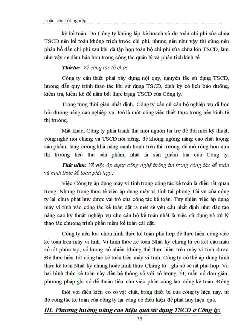 image for page Tổ chức hạch toán TSCĐ tại Công ty Đường Rượu Bia Việt Trì