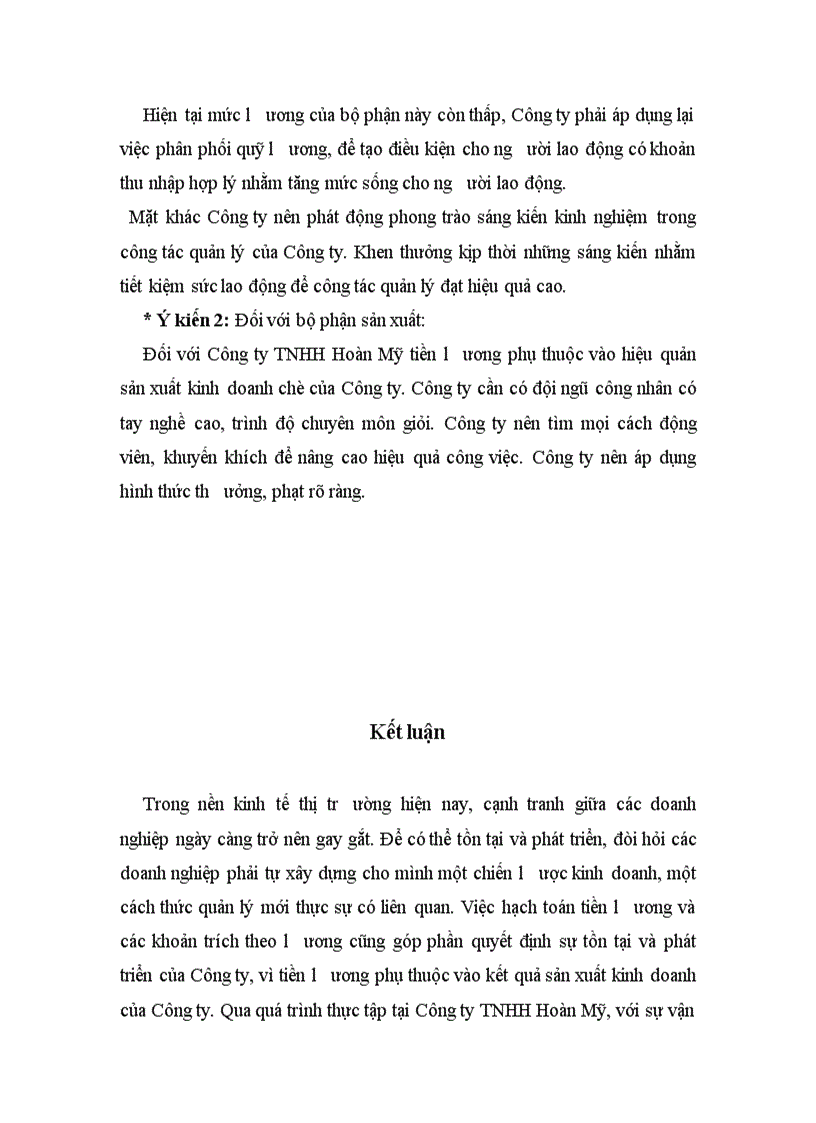 image for page Hoàn thiện hạch toán tiền lương và các khoản trích theo lương ở Công ty TNHH Hoàn Mỹ