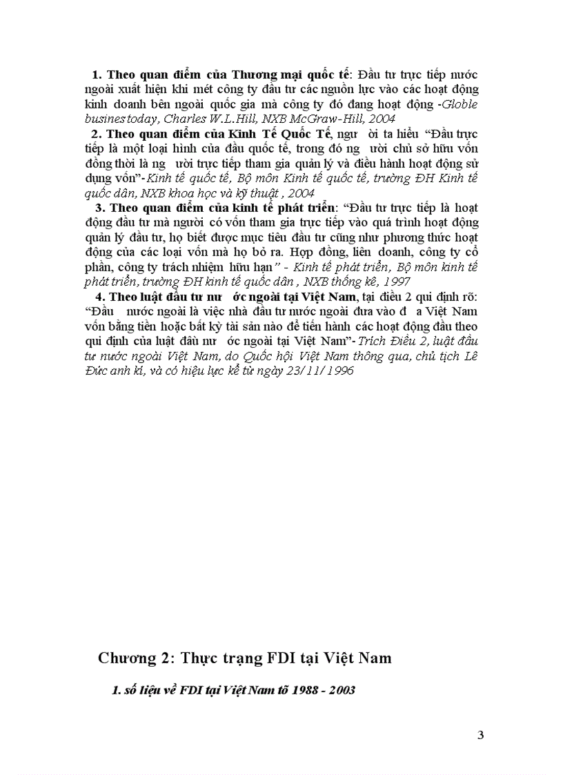 Vai trò FDI đối với quá trình Công nghiệp hóa-Hiện đại hóa Việt Nam