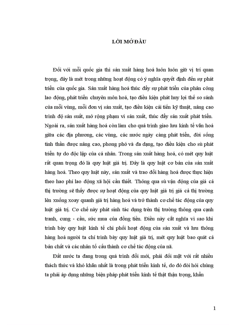 image for page Quy luật giá trị trong nền sản xuất hàng hoá, và sự vận dụng quy luật này trong xây dựng kinh tế thị trường định hướng xã hội chủ nghĩa.