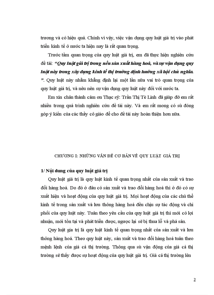 image for page Quy luật giá trị trong nền sản xuất hàng hoá, và sự vận dụng quy luật này trong xây dựng kinh tế thị trường định hướng xã hội chủ nghĩa.