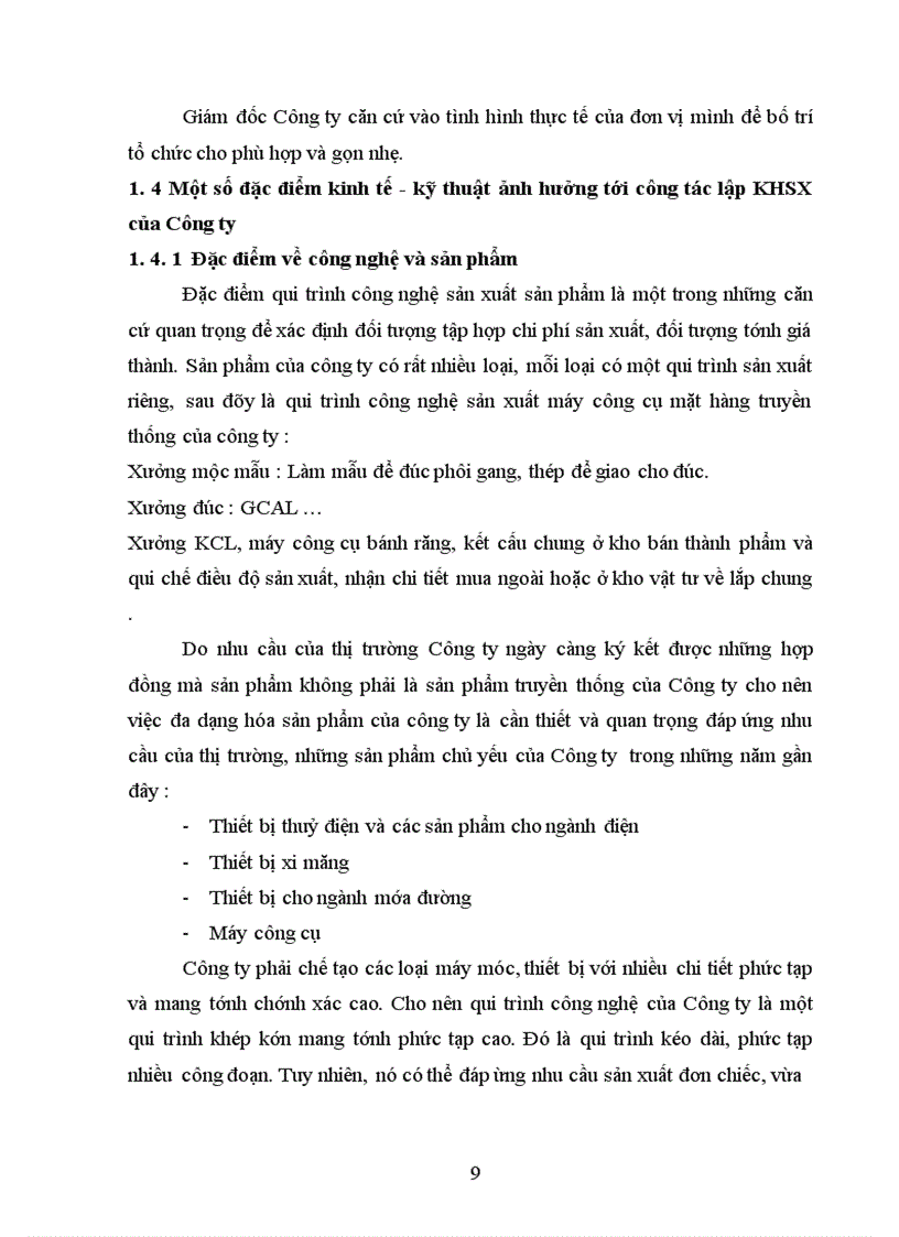 image for page Lập kế hoạch sản xuất của Công ty cơ khí Hà Nội