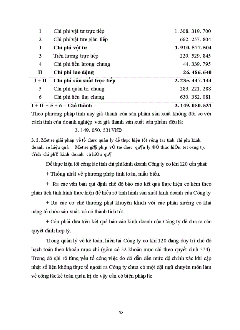image for page Một số giải pháp Chủ yếu nhằm hoàn thiện công tác quản trị chi phí kinh doanh tại công ty cơ khí 120.