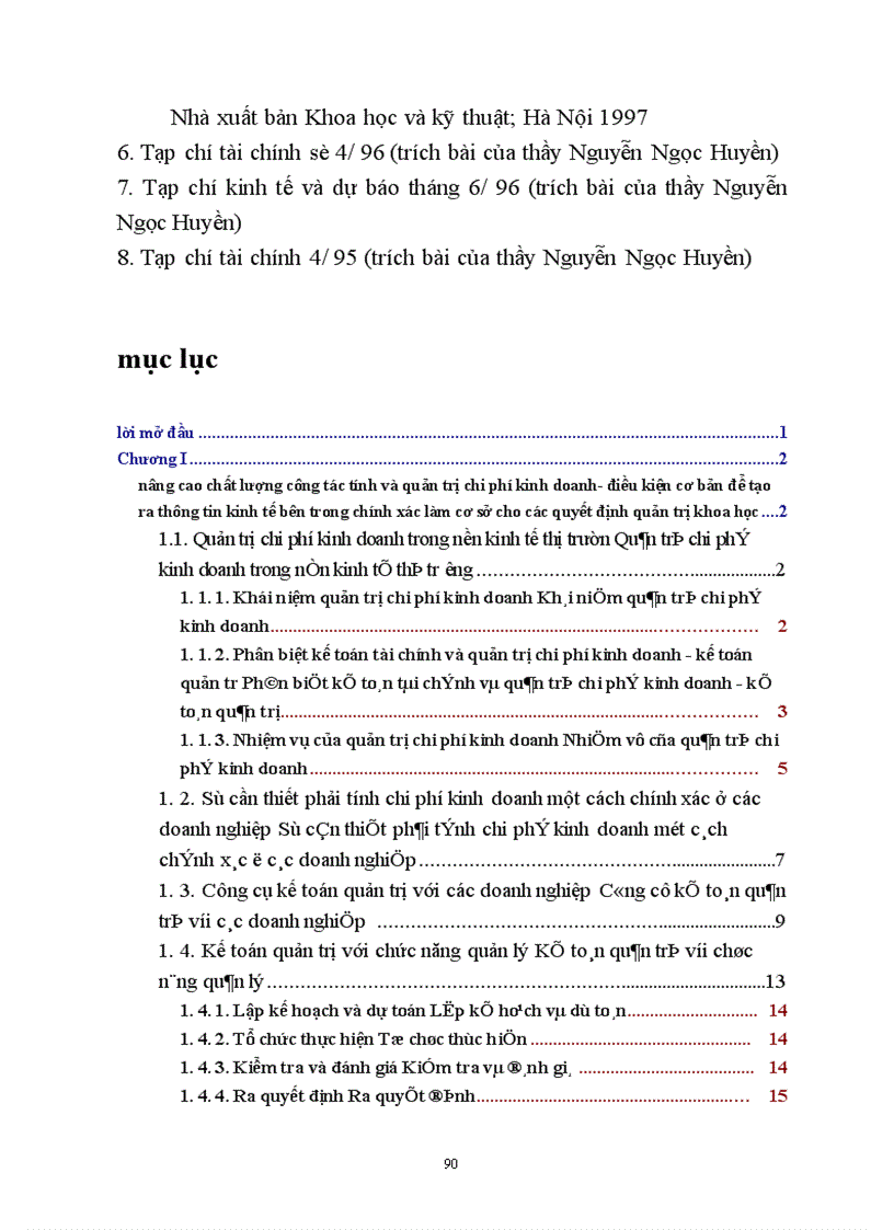 image for page Một số giải pháp Chủ yếu nhằm hoàn thiện công tác quản trị chi phí kinh doanh tại công ty cơ khí 120.