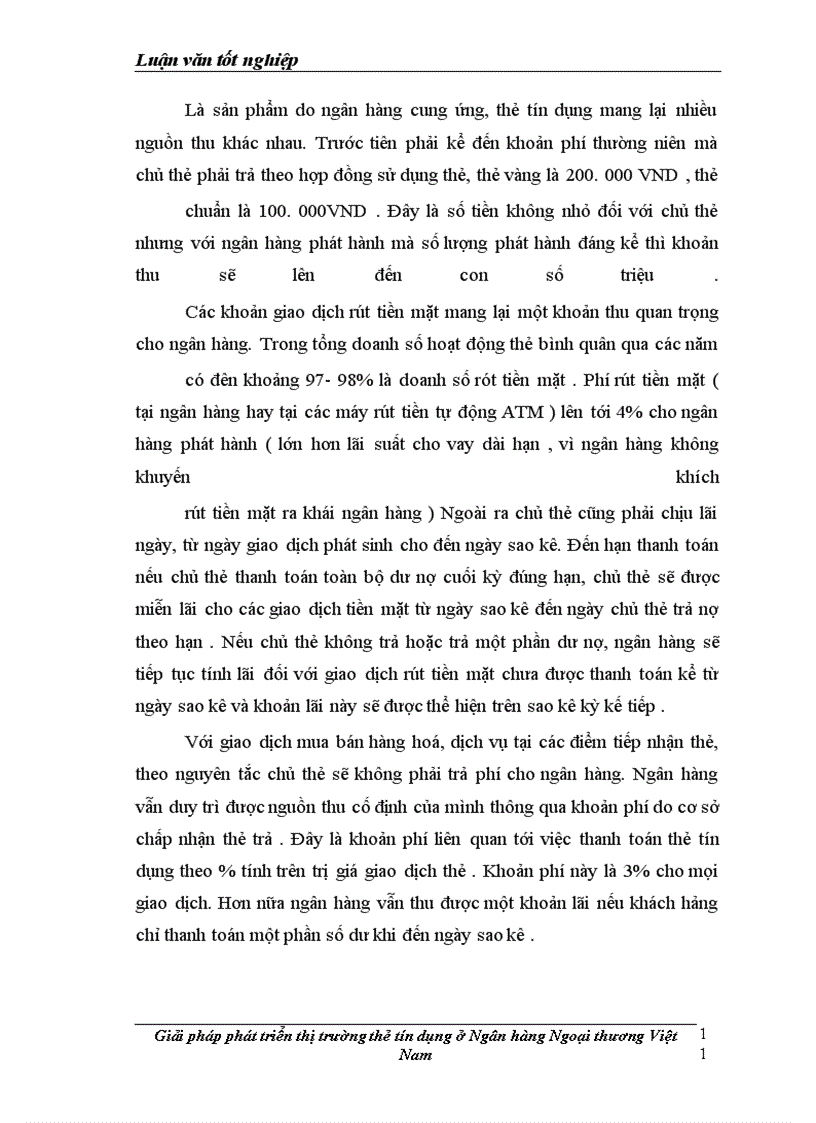 image for page Giải pháp hoàn thiện thị trường thẻ tín dụng tại Ngân hàng Ngoại thương Việt Nam