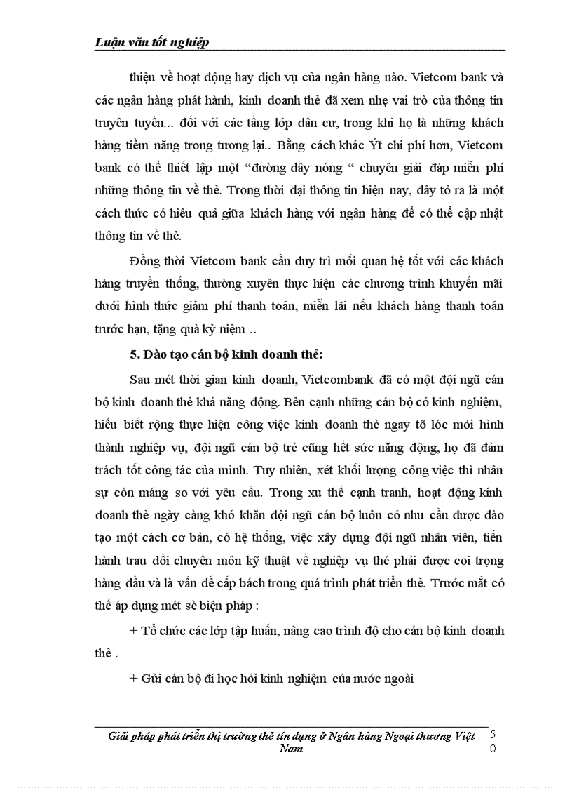 image for page Giải pháp hoàn thiện thị trường thẻ tín dụng tại Ngân hàng Ngoại thương Việt Nam