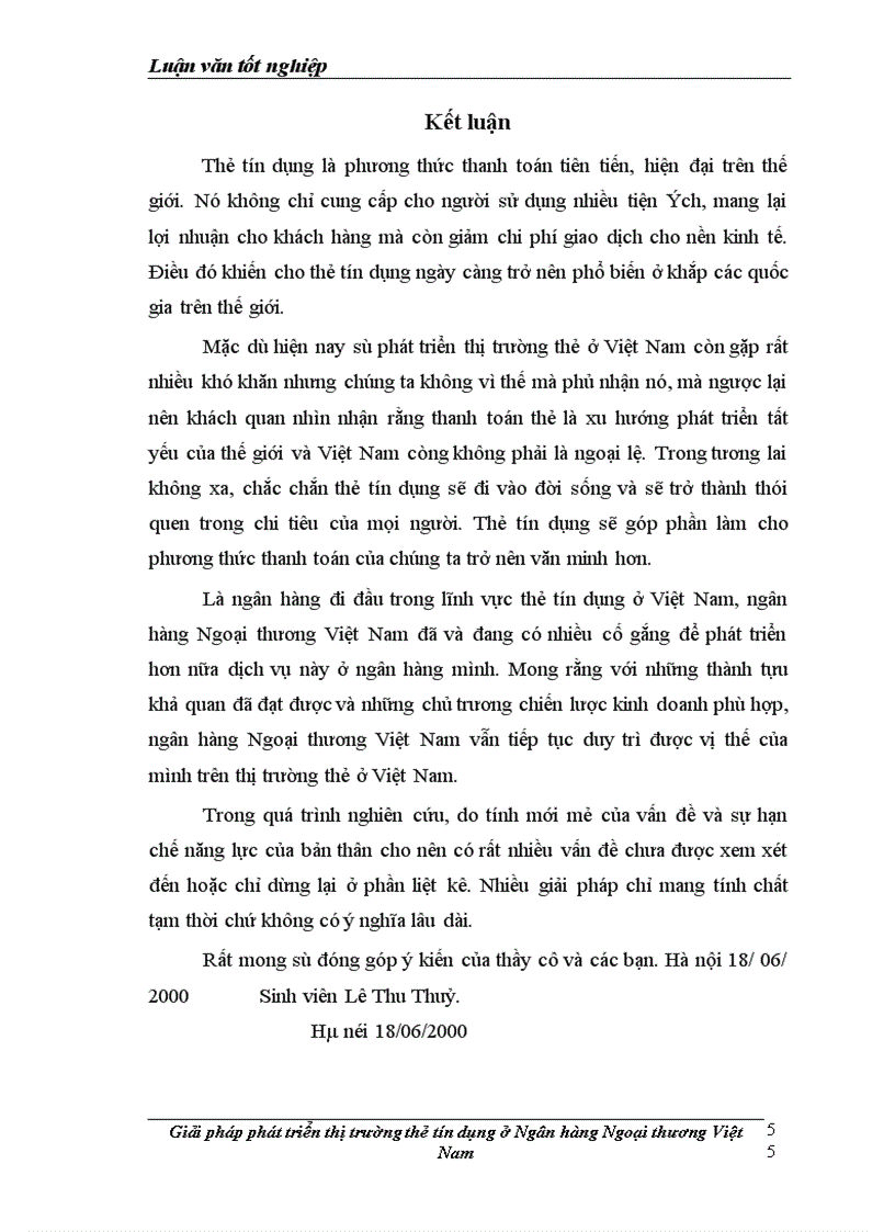 image for page Giải pháp hoàn thiện thị trường thẻ tín dụng tại Ngân hàng Ngoại thương Việt Nam