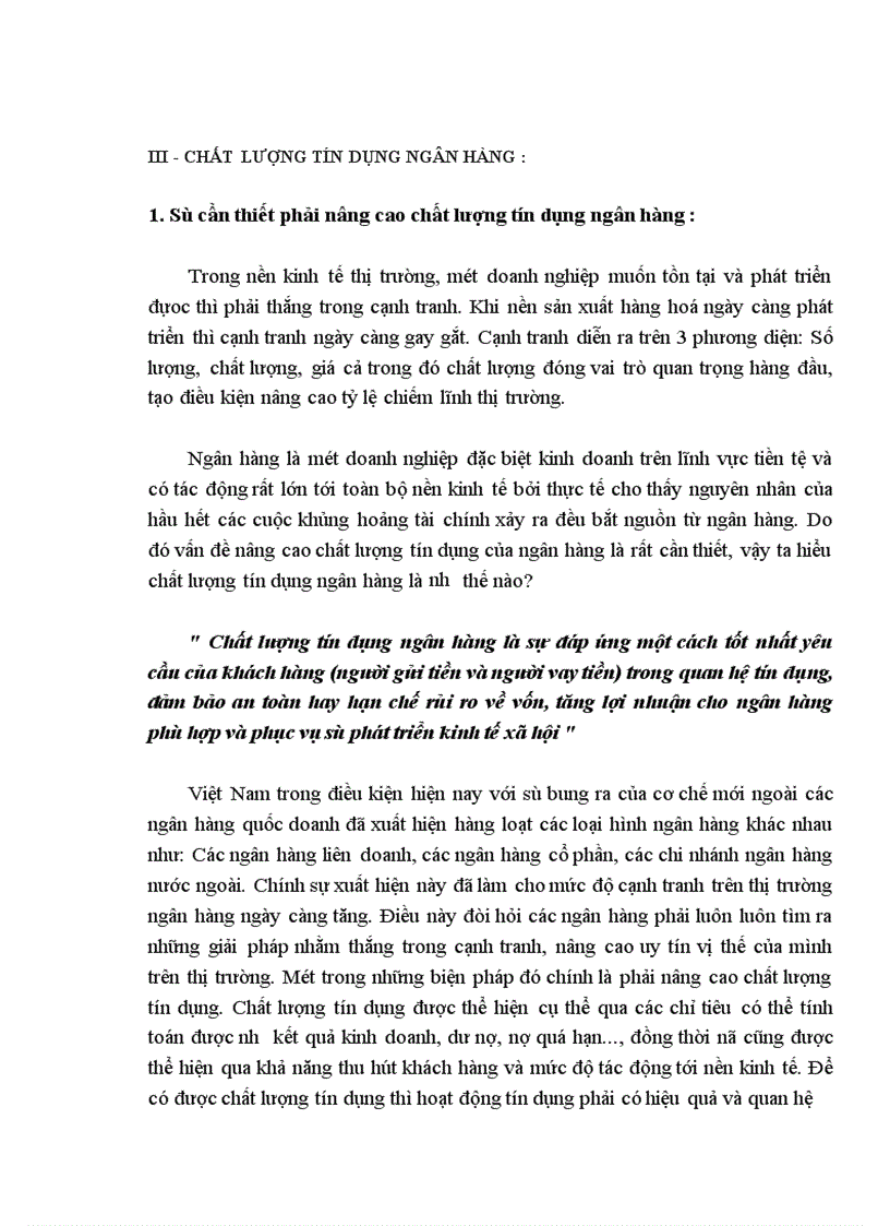 image for page Giải pháp nâng cao chất lượng tín dụng tại Sở Giao Dịch - Ngân Hàng Nông Nghiệp và Phát Triển Nông Thôn Việt Nam