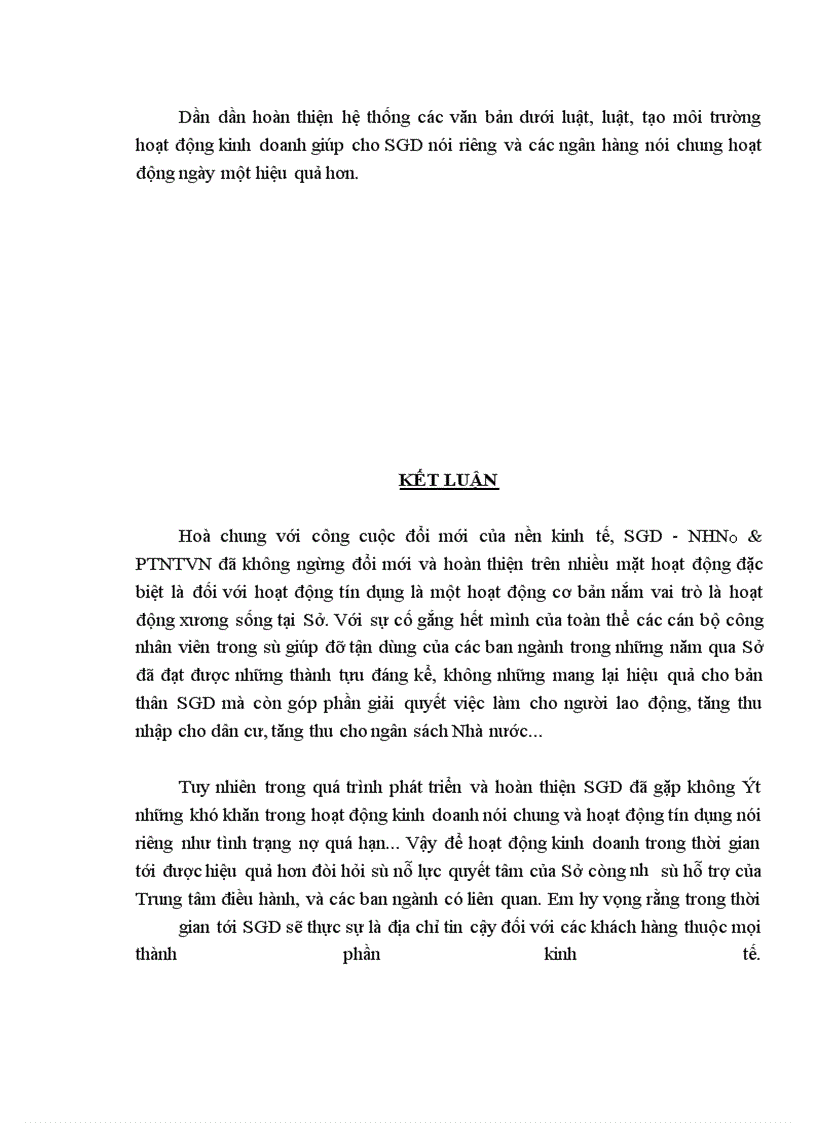 image for page Giải pháp nâng cao chất lượng tín dụng tại Sở Giao Dịch - Ngân Hàng Nông Nghiệp và Phát Triển Nông Thôn Việt Nam