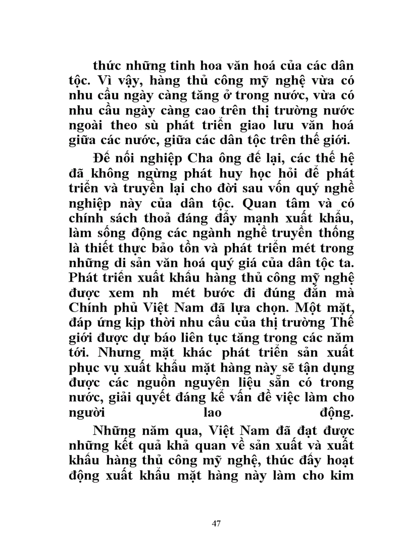 image for page Một số biện pháp đẩy mạnh xuất khẩu hàng thủ công mỹ nghệ ở Việt Nam (Lấy ví dụ ở Công ty XNK Intimex