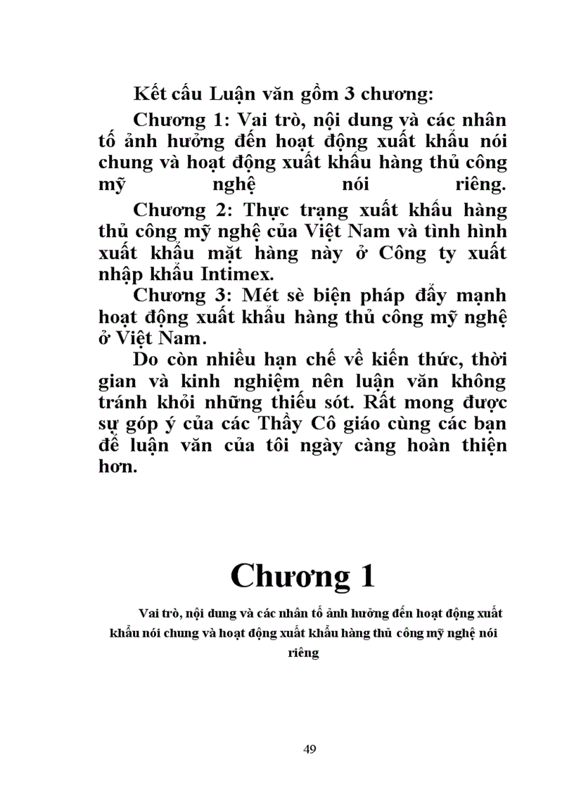 image for page Một số biện pháp đẩy mạnh xuất khẩu hàng thủ công mỹ nghệ ở Việt Nam (Lấy ví dụ ở Công ty XNK Intimex