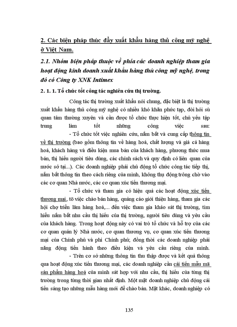 image for page Một số biện pháp đẩy mạnh xuất khẩu hàng thủ công mỹ nghệ ở Việt Nam (Lấy ví dụ ở Công ty XNK Intimex