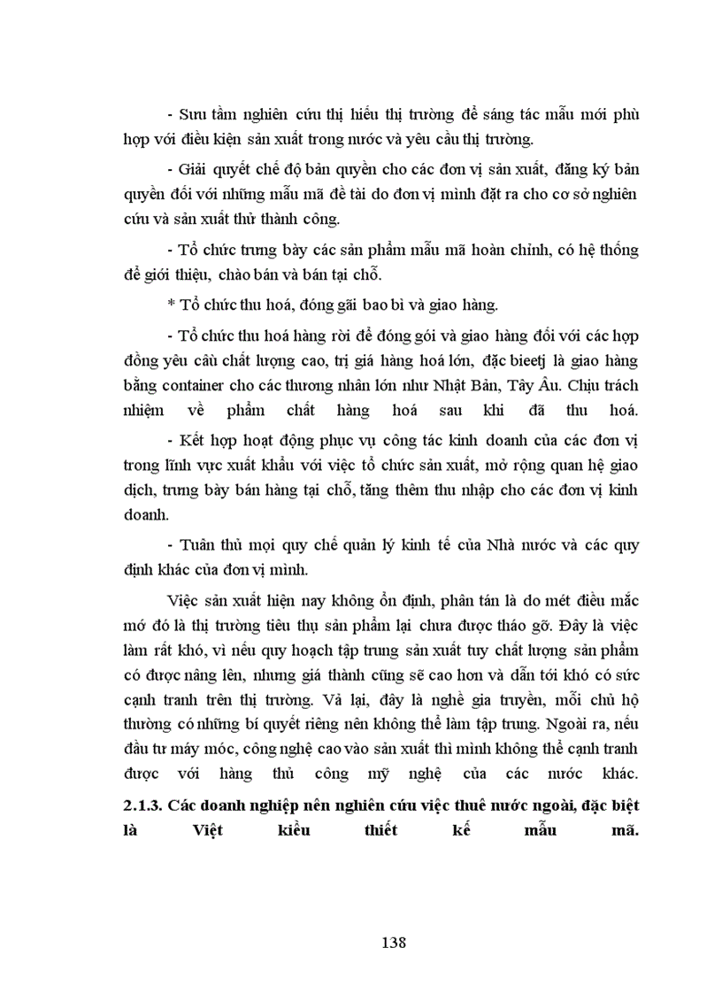 image for page Một số biện pháp đẩy mạnh xuất khẩu hàng thủ công mỹ nghệ ở Việt Nam (Lấy ví dụ ở Công ty XNK Intimex