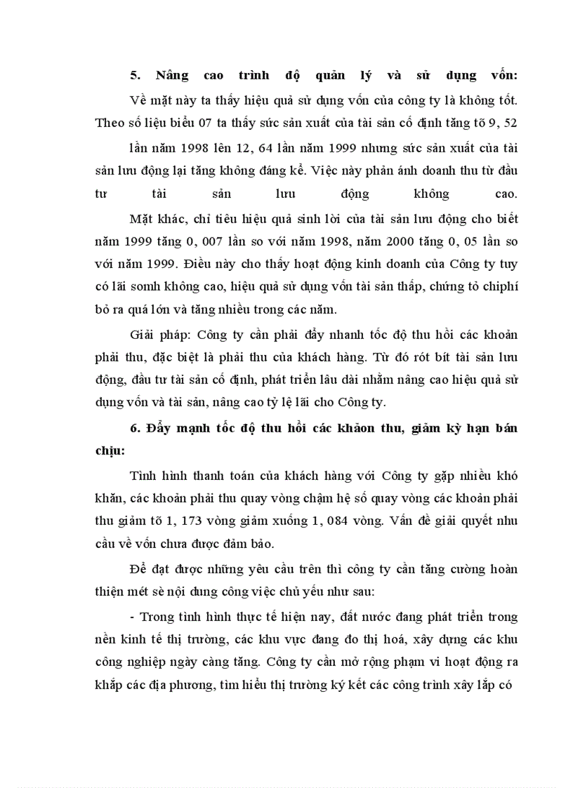 image for page Một số ý kiến nhằm cải thiện tình hình tài chính và khả năng thanh toán của Công ty xây dựng và phát triển nông thôn