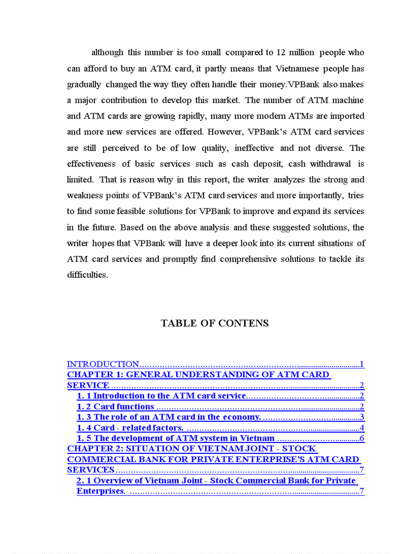 image for page VPBank’s ATM card services: Current situations and solutions